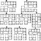 Festival Depot 13Pc Outdoor Furniture Patio Conversation Set Sectional Corner Sofa Chairs All Weather Wicker Ottoman Metal Frame Slatted Coffee Table with Thick Grey Seat Back Cushions Without Pillows