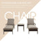 3 Piece Luxury Patio Chaise Lounge Set with Adjustable Wicker Reclining Chairs, Removable Cushions and Side Table